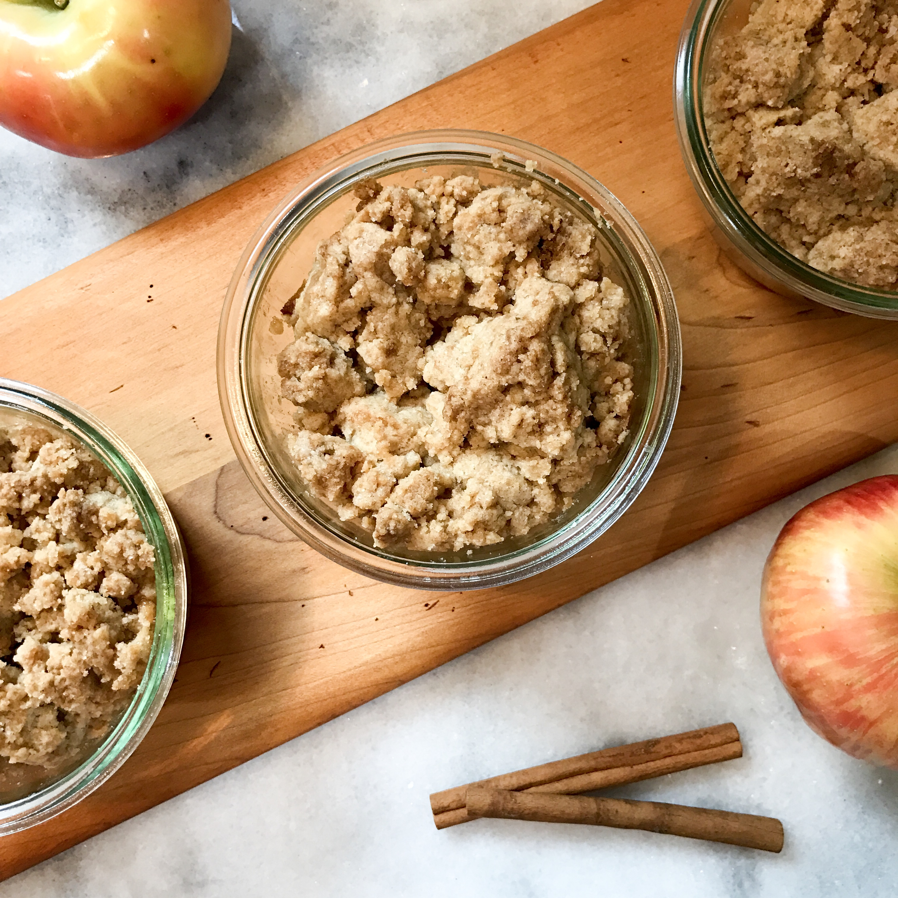 Honey Rum Apple Crumble Thirsty Radish