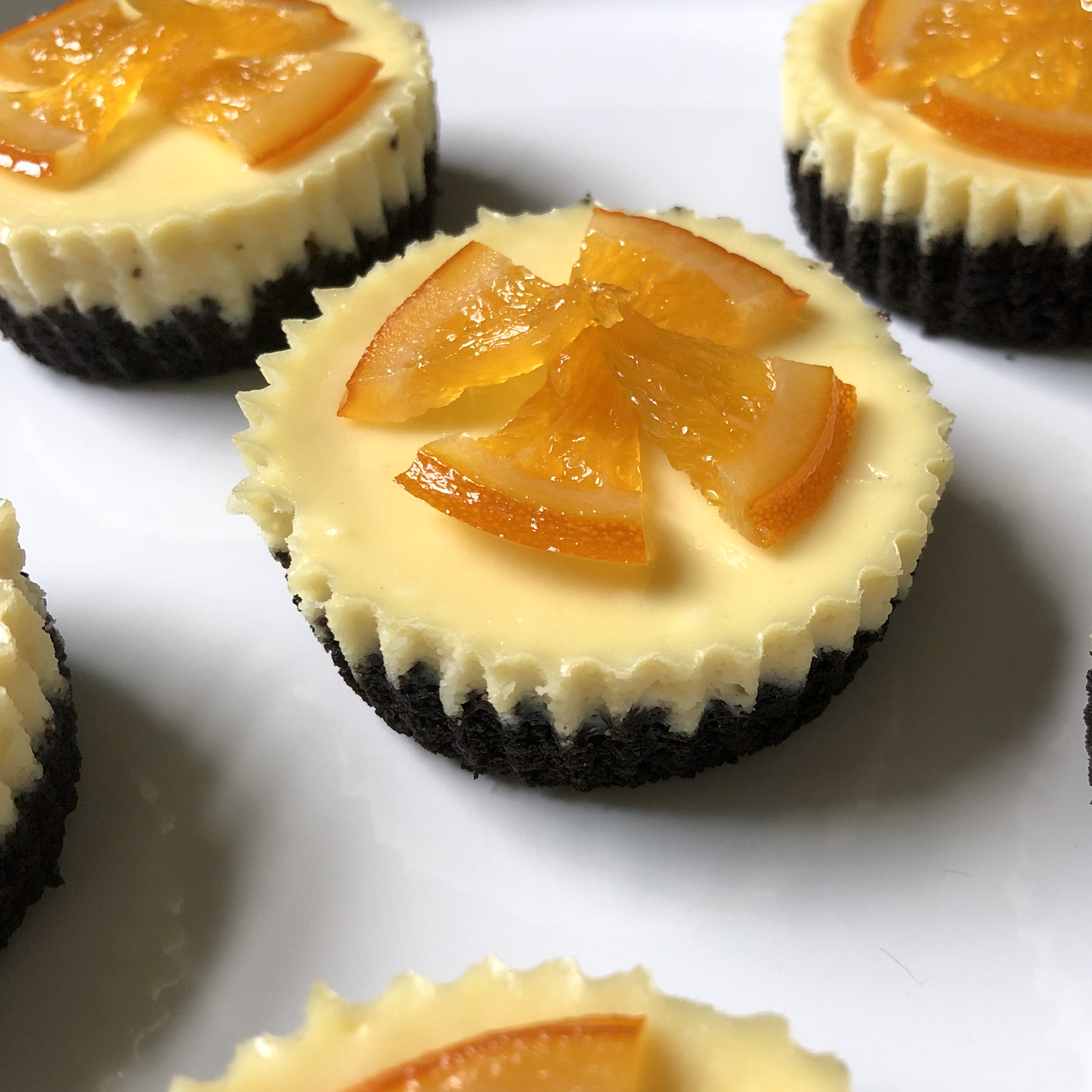Chocolate Orange Mini Cheesecakes Thirsty Radish