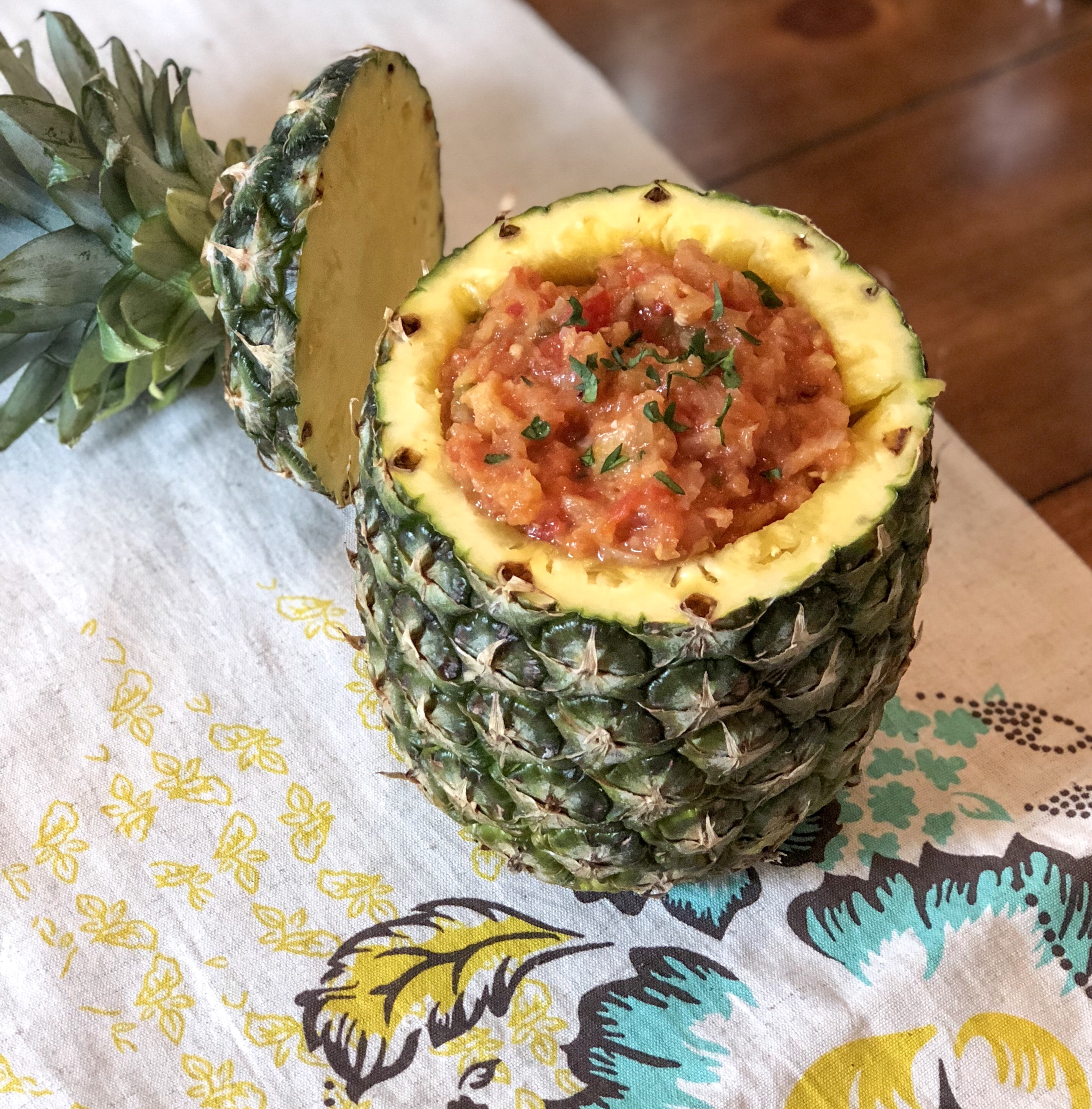 Roasted Pineapple Salsa Thirsty Radish